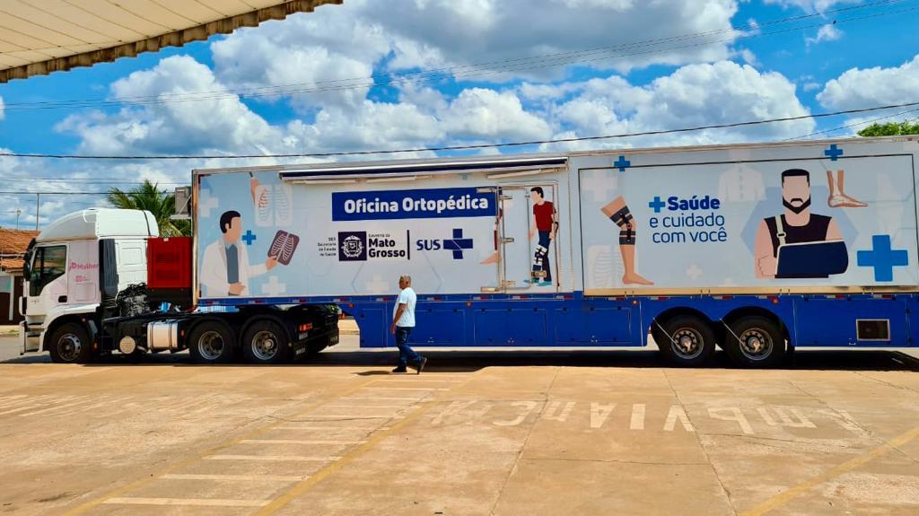 SES realiza coleta de sangue, entrega de cadeiras de rodas e orientação de saúde bucal em Rondonópolis