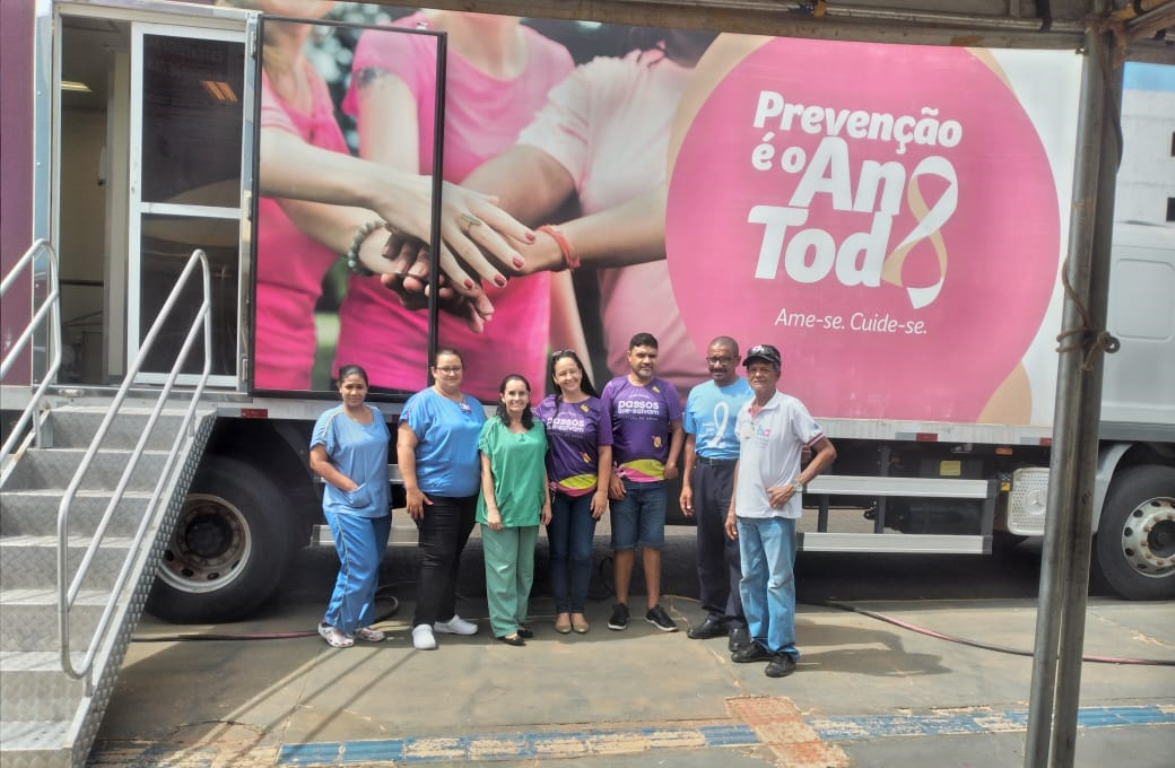 Prestando atendimentos, carreta do Hospital de Amor percorre cidades da região de Rondonópolis