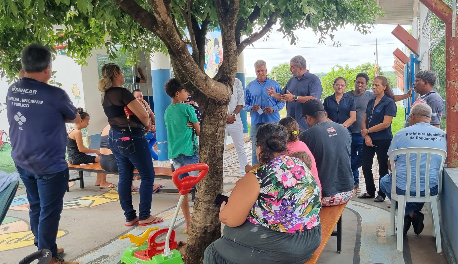 Sanear faz atendimento social no Residencial Altamirando