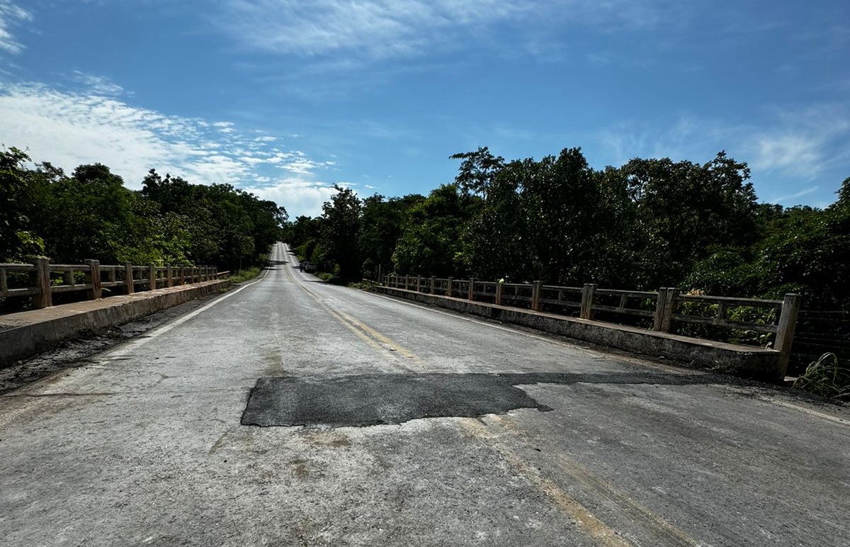 Sinfra informa que trânsito na ponte do Rio Claro está liberado após correção de problema