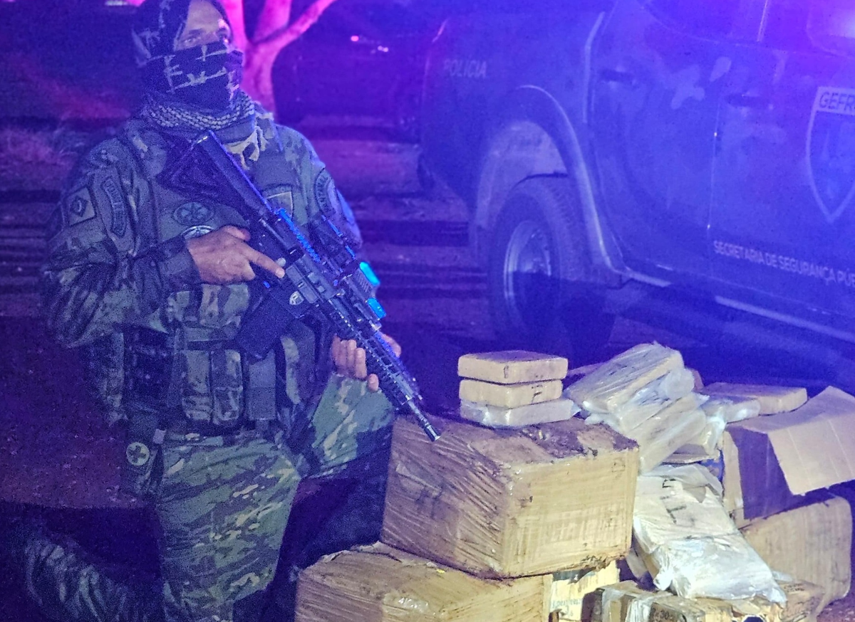 Gefron apreende 154 quilos de entorpecente e causa prejuízo ao crime de R$ 3,9 milhões