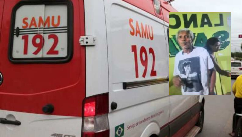 Ciclista de 63 anos morre atropelado por micro-ônibus que transporta pacientes