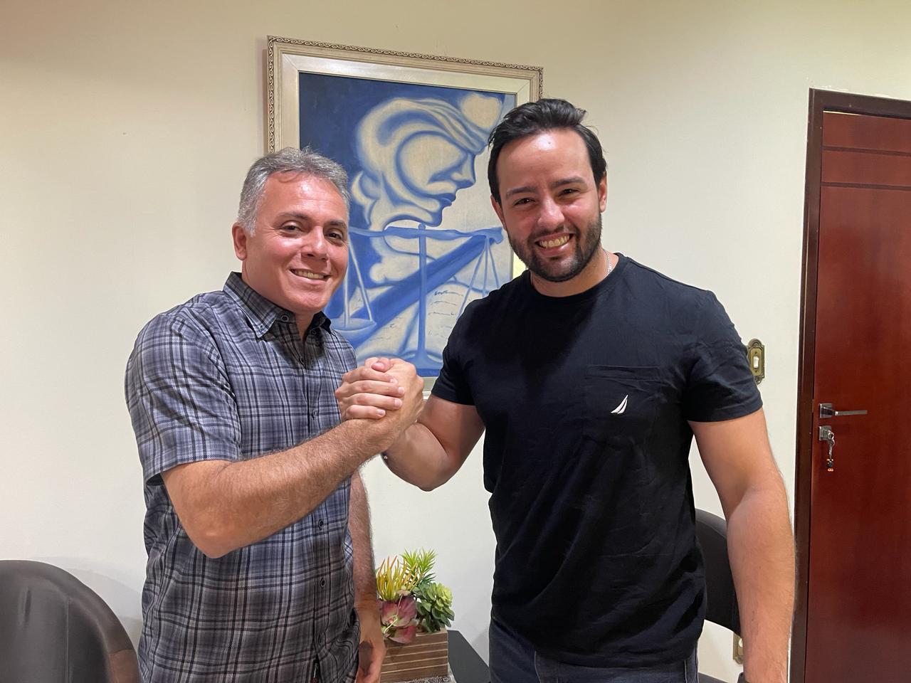 Novo e Podemos se aliam para concorrer a Prefeitura de Cuiabá; Ulysses Moraes será vice do empresário Reginaldo Teixeira