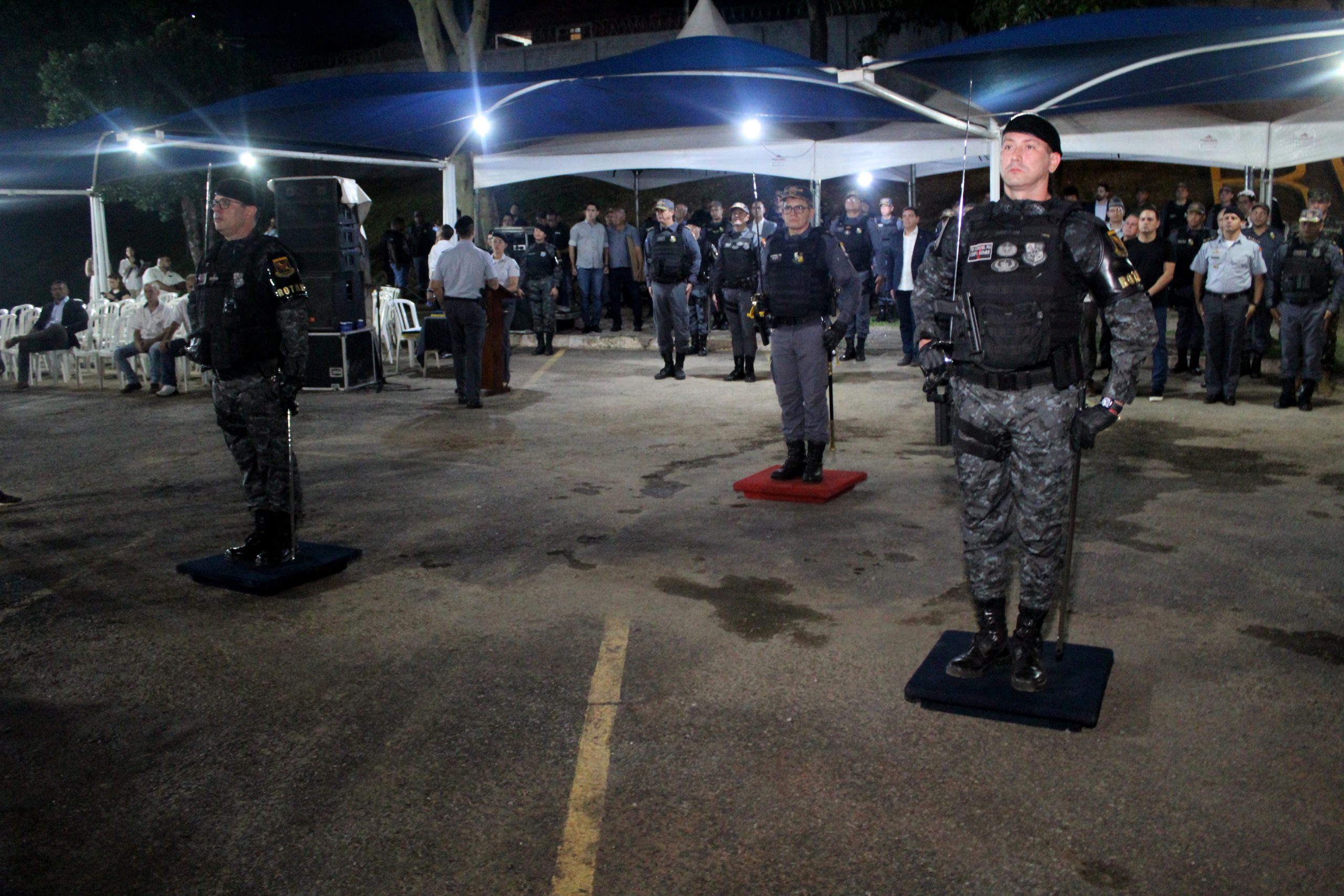 PM oficializa passagens de comando da Rotam, Força Tática de Várzea Grande e 10º Batalhão