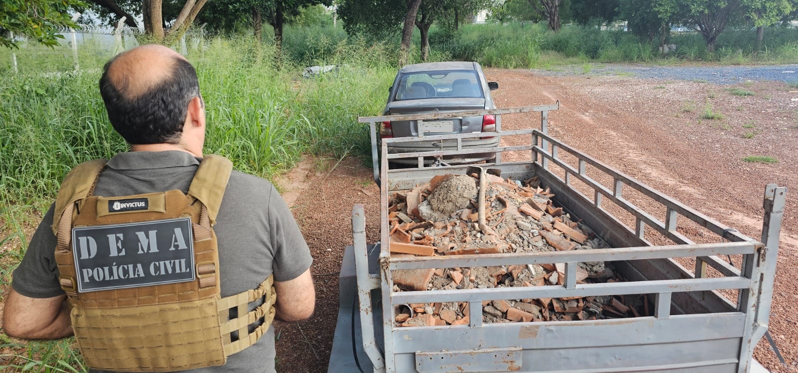 Cuiabá | Homem é preso por descarte irregular de entulhos