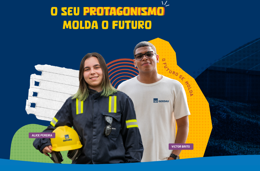 Gerdau abre 120 novas vagas para programa de estágio