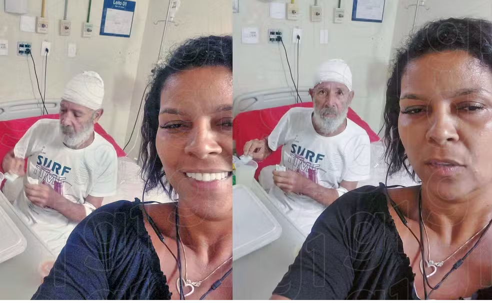 Mulher fez selfie com idoso internado dias antes de levá-lo ao banco