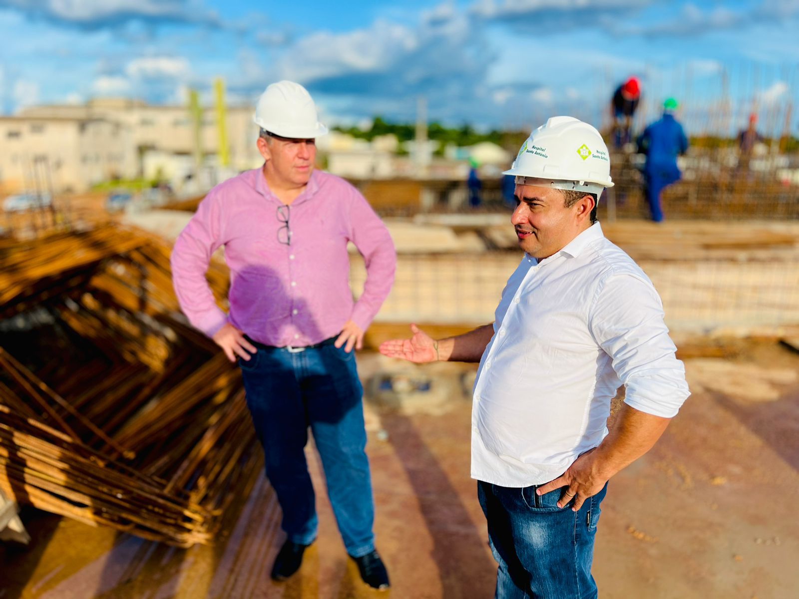 Adenilson Rocha comemora avanço das obras da ala de radioterapia em Sinop e mais R$ 5 milhões são garantidos