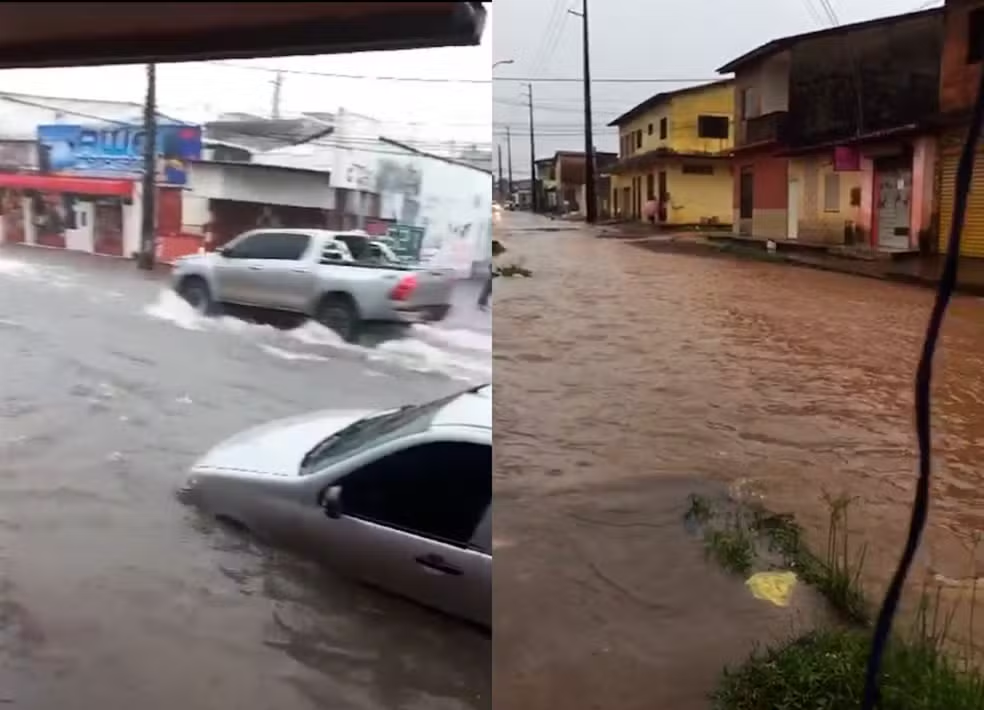 Chuva forte deixa pontos alagados na Grande Ilha; meteorologia prevê mais temporal para o litoral do MA