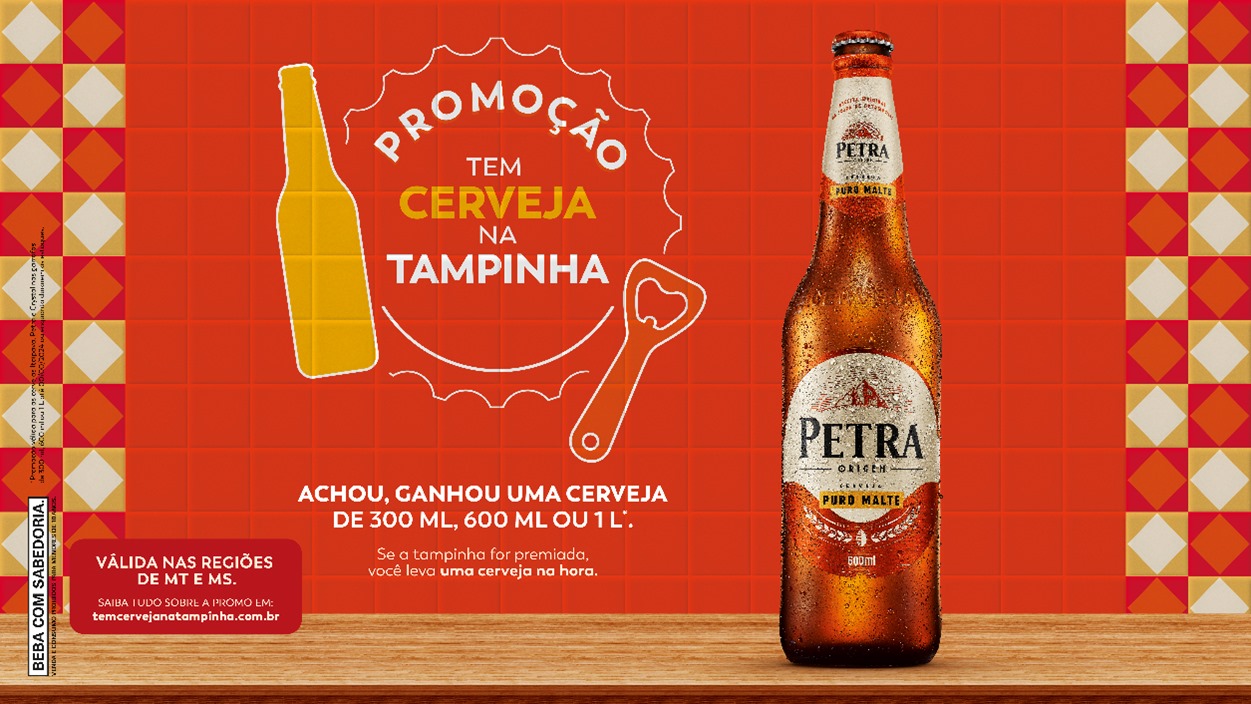 Petra lança promoção “Tem cerveja na Tampinha”  