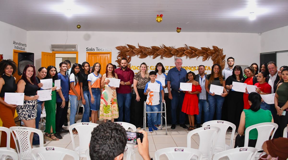 Senac certifica mais de 200 alunos em Nova Olímpia