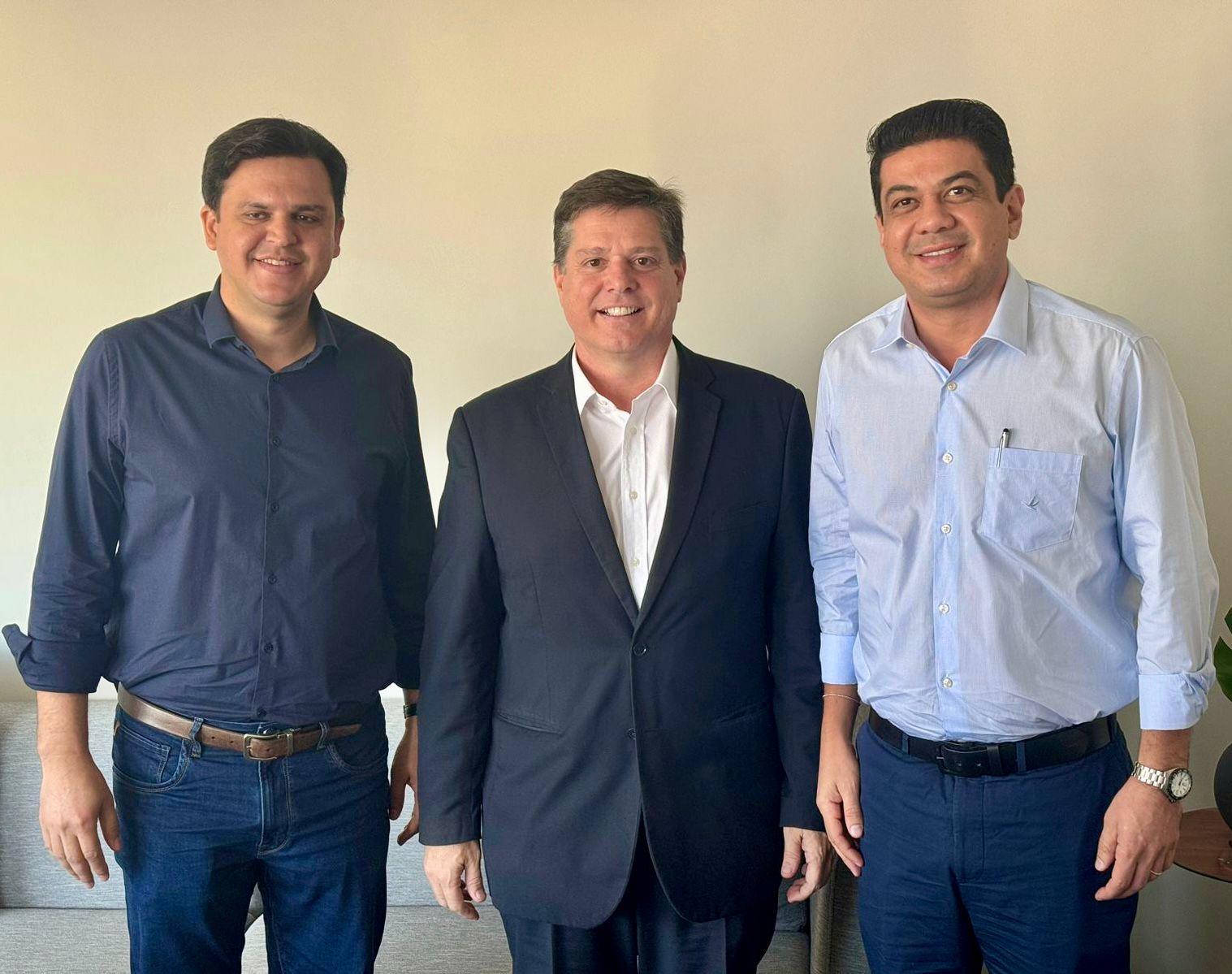 Membros do MDB em Mato Grosso participam de reunião com Baleia Rossi em São Paulo