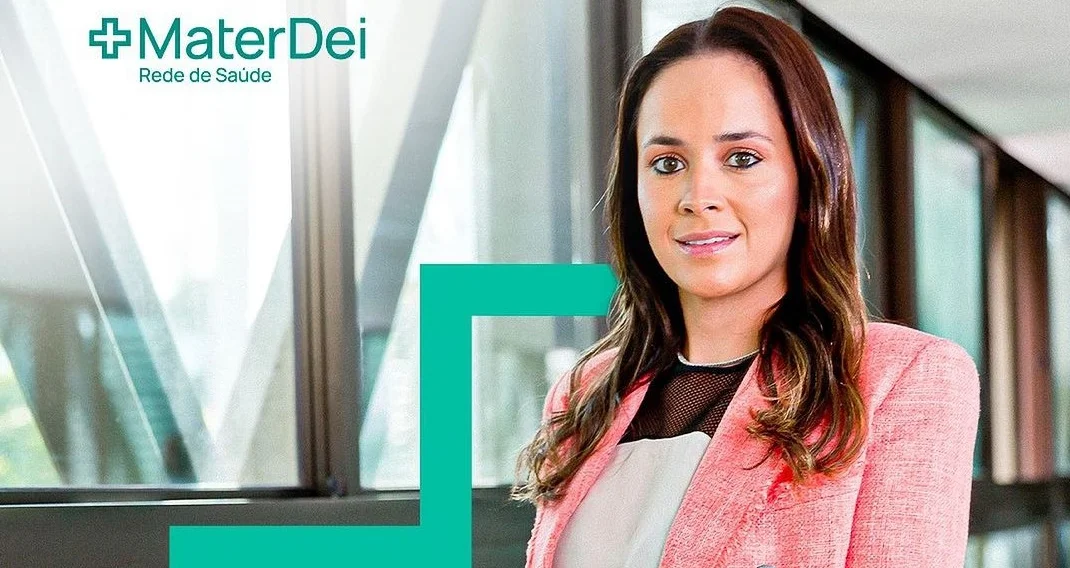 Renata Salvador, vice-presidente de comercial e marketing da Rede Mater Dei de Saúde, compartilha case de sucessão familiar em evento
