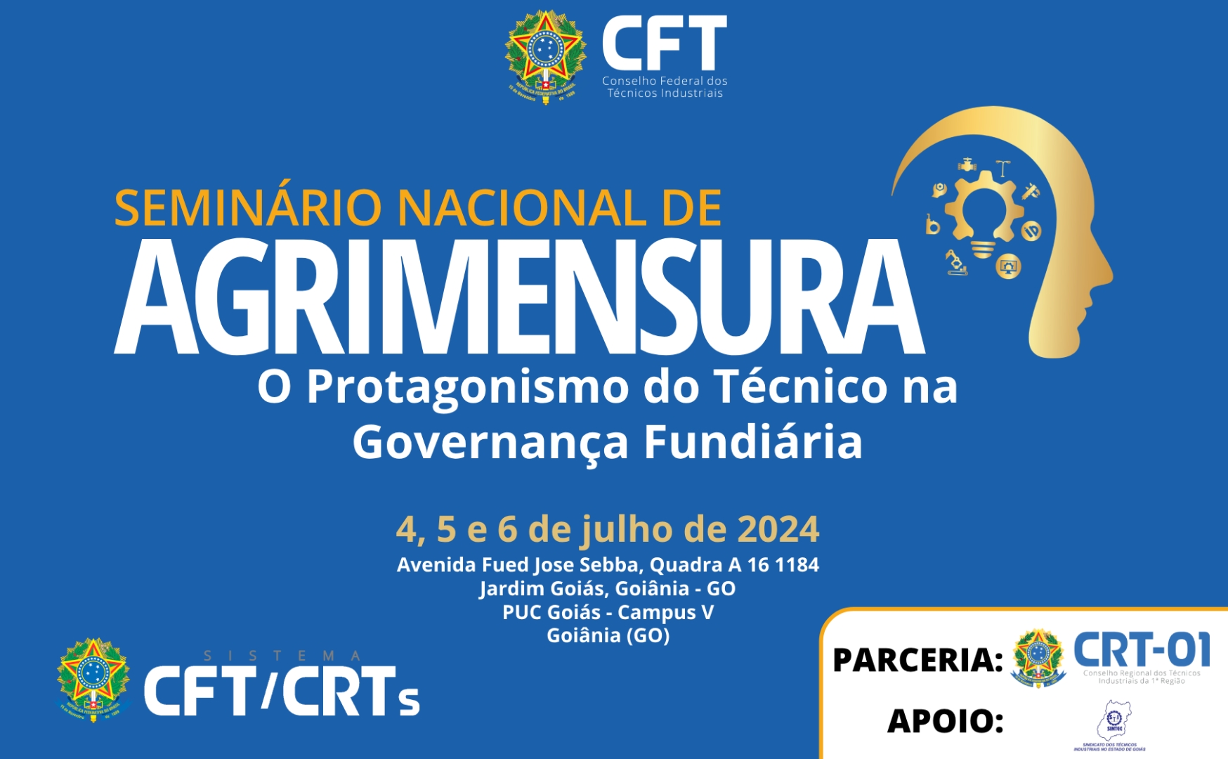 Seminário nacional aborda o protagonismo dos técnicos em Agrimensura