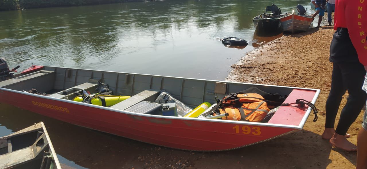 Bombeiros localizam corpo de jovem que se afogou em rio em Porto Esperidião