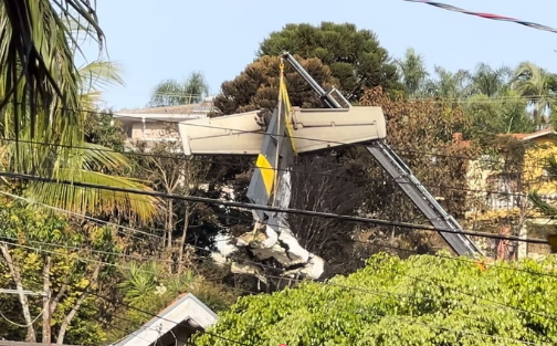 Cenipa conclui perícia inicial sobre queda de avião em Vinhedo