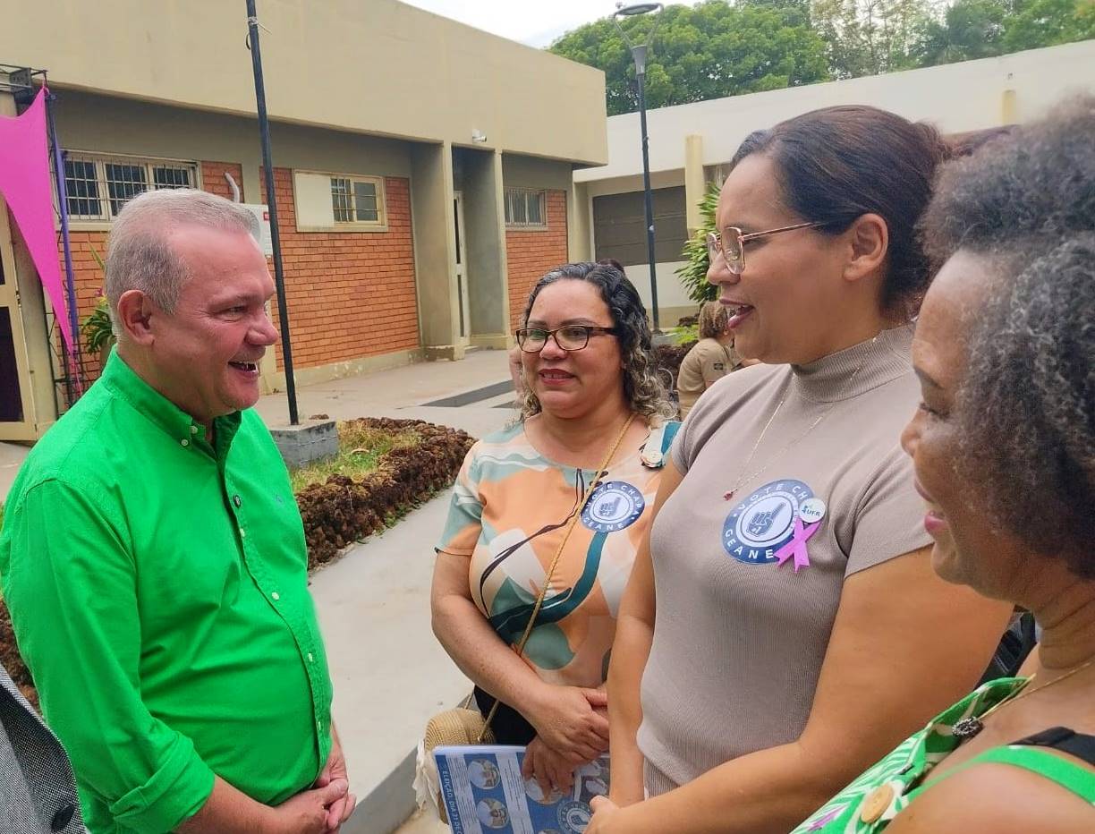 Geane procura senador Wellington Fagundes e discute recursos para o Serv Saúde
