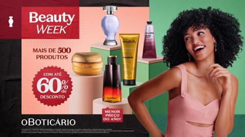 Beauty Week: o Boticário entrega produtos em até 6 horas após compra como estratégia para a maior promoção do ano