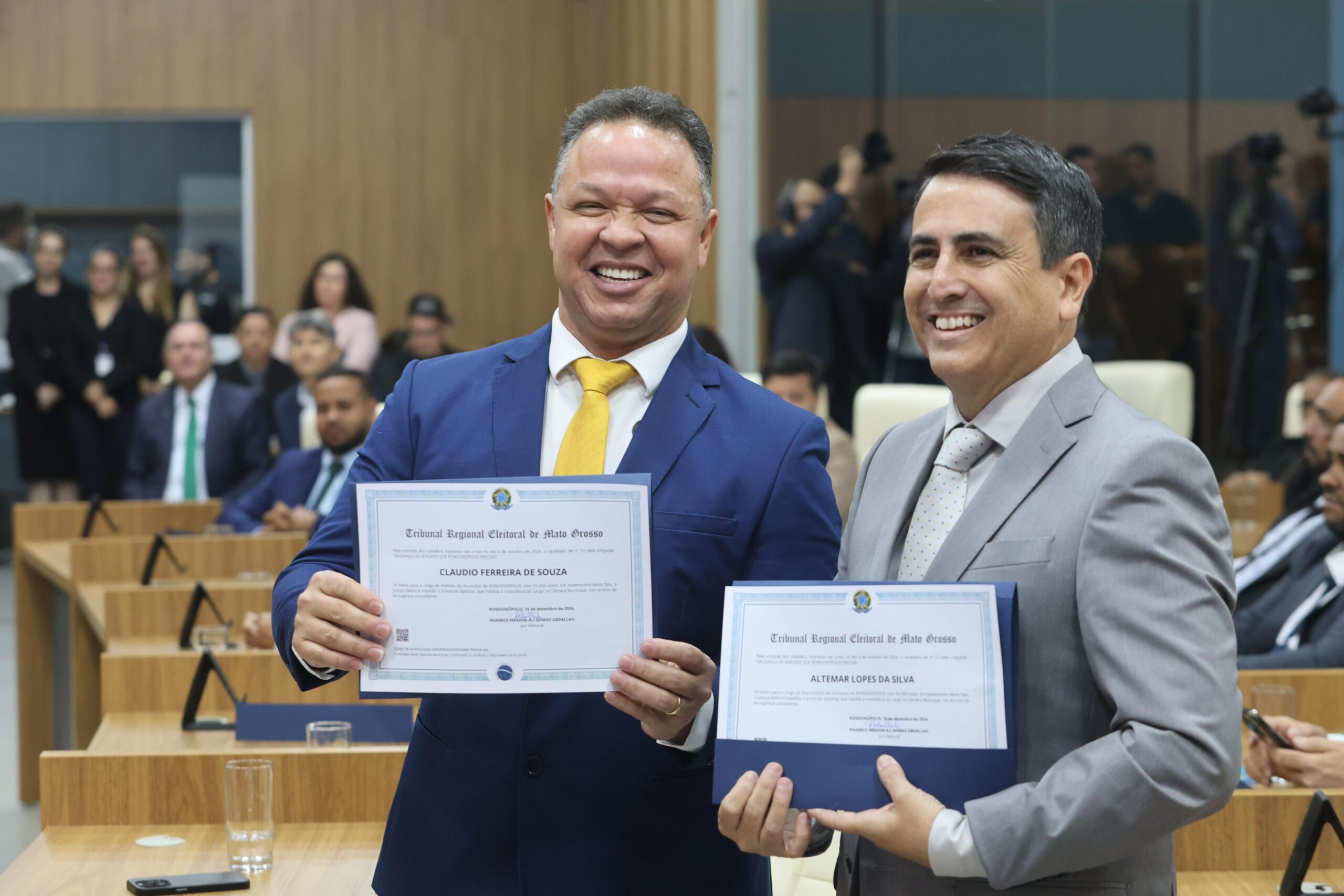 Cláudio Ferreira é diplomado prefeito e reforça compromisso de resgatar o protagonismo de Rondonópolis