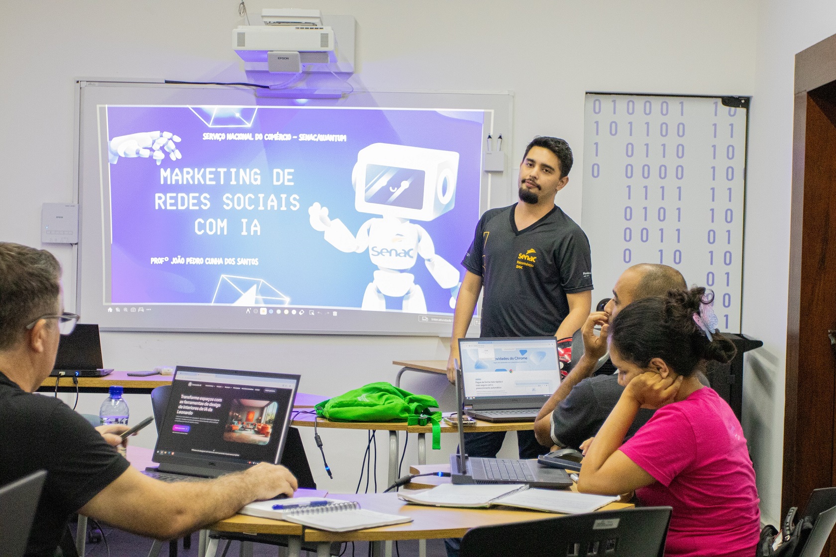 Senac-MT oferece cursos de Inteligência Artificial e Marketing de Conteúdo