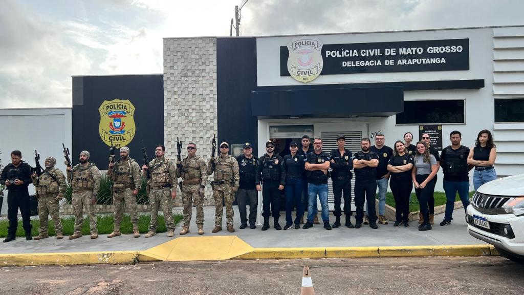 Polícia Civil cumpre 12 mandados contra o crime organizado em Araputanga e Reserva do Cabaçal