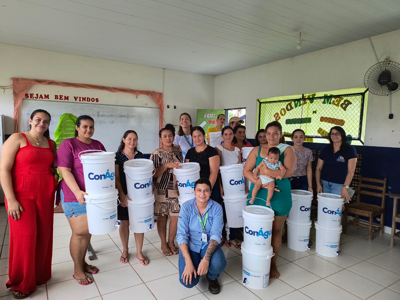 Via Brasil BR-163 e Conasa Infraestrutura entregam 200 filtros de água para famílias sem acesso à água potável no Pará