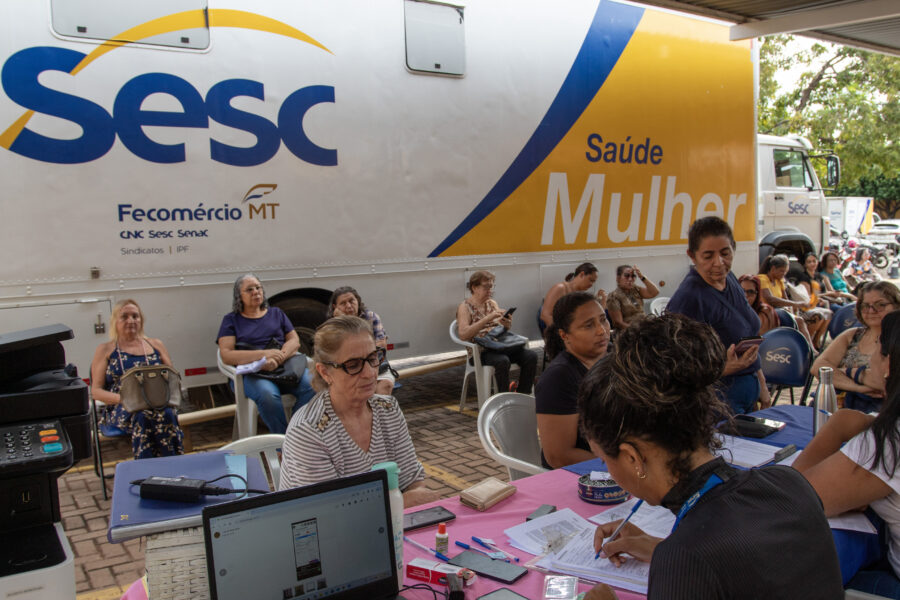 Carreta do Sesc Saúde Mulher chega em Juína no dia 24 de abril