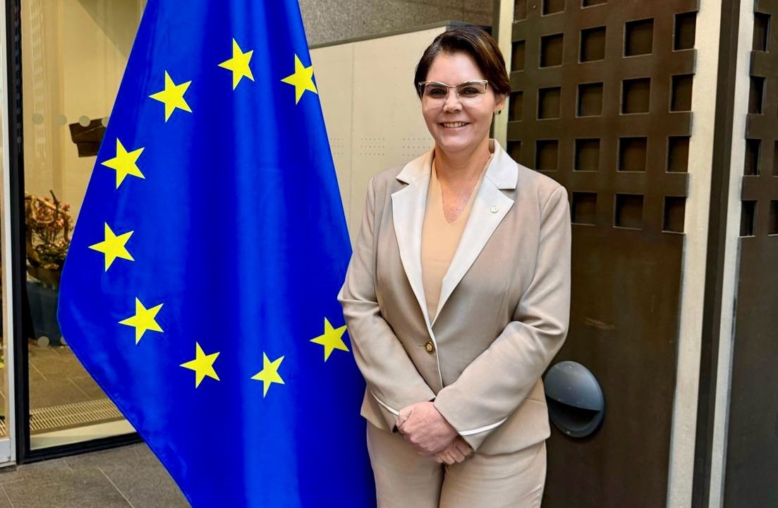 Deputada Coronel Fernanda destaca desafios da mulher na política em encontros no Parlamento Europeu