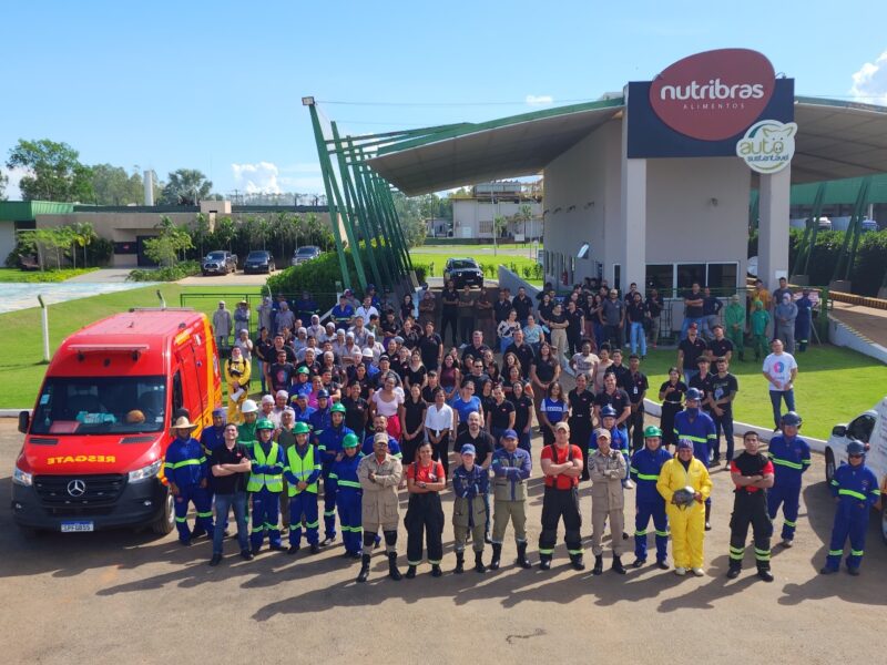 Nutribras realiza simulação de evacuação e reforça pausas térmicas para proteger colaboradores