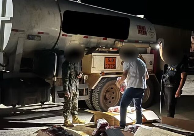 Exército e PRF notificam empresa por transporte de mais de 10 toneladas de explosivo na BR-070 em MT