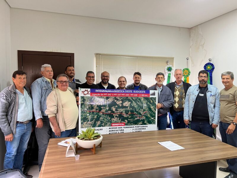 Deputado Chico Guarnieri vem a Cáceres discutir estadualização de estrada estratégica para agropecuária e logística regional