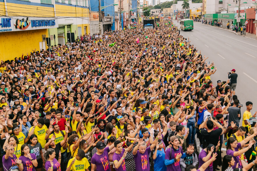 Marcha para Jesus 2025 será realizada em 28 de junho em Cuiabá