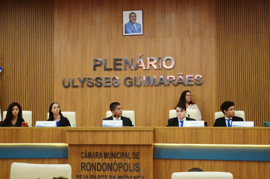 Vereadores Mirins de Rondonópolis realizam primeira sessão ordinária de 2025
