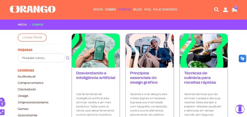 Orango: Plataforma digital do Senac traz 60 cursos gratuitos para geração Z
