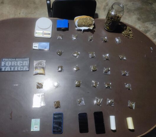 Força Tática prende dois faccionados por tráfico de drogas em Poconé
