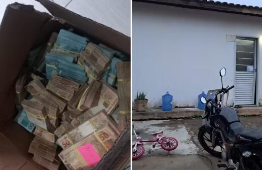 Polícia de MT encontra cerca de R$ 500 mil em caixa de papelão durante operação que apura desvios de salários de jogadores da série A