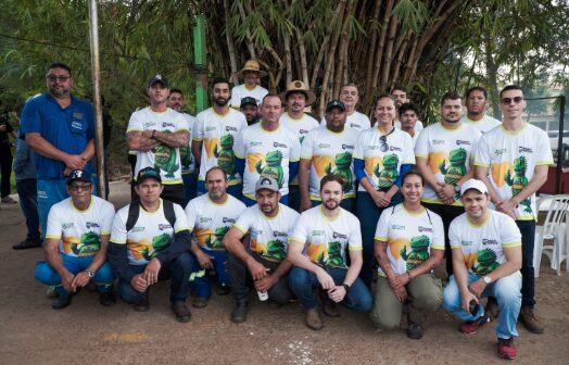 Sanear prestou apoio a mutirão de limpeza com grande estrutura