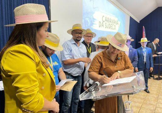 Caravana da Sudeco leva orientação sobre crédito a empreendedores de Poconé