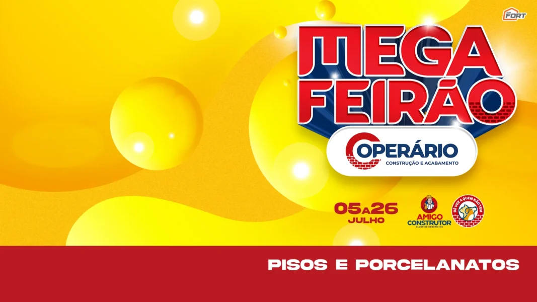 Mega Feirão da Operário promete revolucionar os lares de Rondonópolis com pisos e porcelanatos a preços jamais vistos