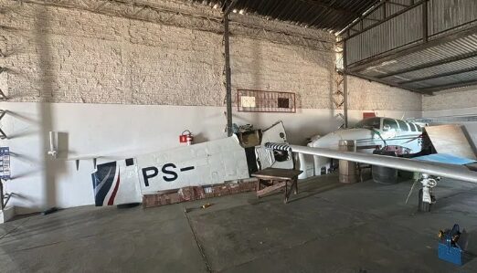 Avião usado para transporte de drogas é apreendido em operação da PF em MT
