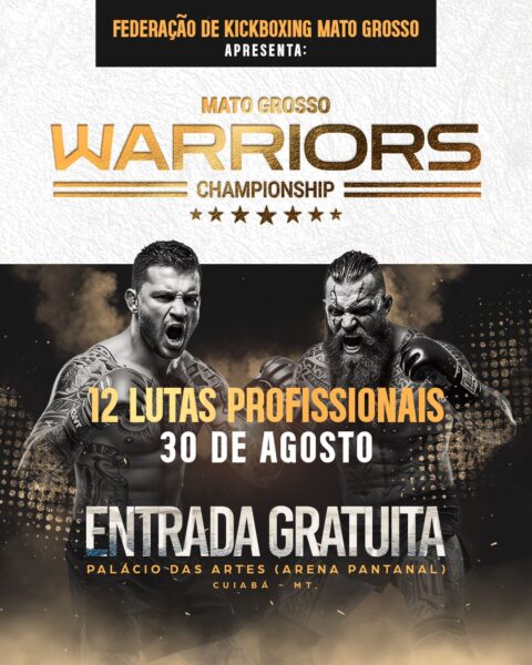 Cuiabá sedia pela primeira vez campeonato de kickboxing 100% profissional