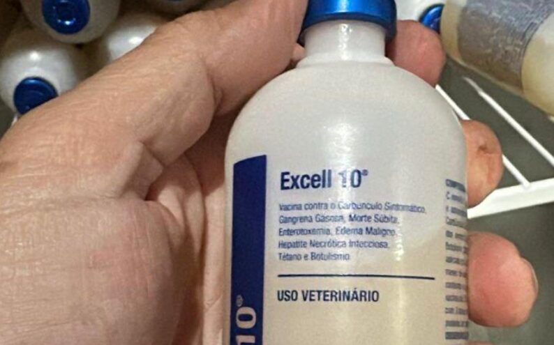 Indea informa suspensão do comércio da vacina Excell 10 em MT