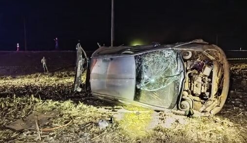 Motorista morre após capotamento de carro na MT-449