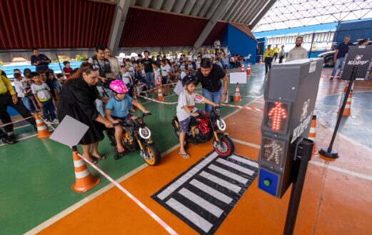Semob inaugura Escolinha de Trânsito para conscientizar crianças nas escolas