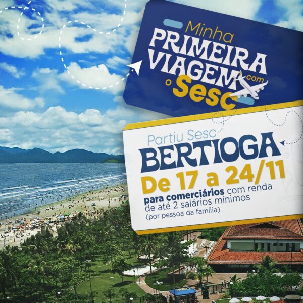 Sesc-MT abre inscrições para viagem gratuita a Bertioga (SP) pelo Programa de Comprometimento e Gratuidade