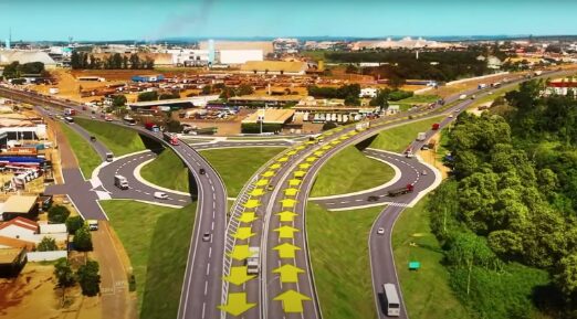 Rondonópolis | Projeto no Trevão prevê complexo viário, com viadutos, rotatórias e alças de acesso