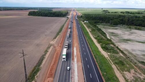 Trânsito será desviado para pista recém-construída na BR-163 a partir desta quarta-feira (29) em Sorriso; veja trechos