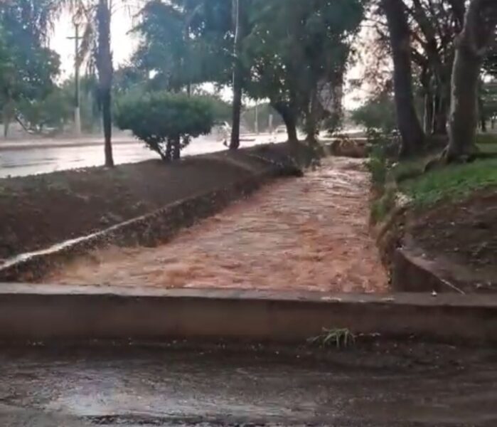 Tempestade em Rondonópolis: Vento de 80 km/h causa estragos mas ação rápida da Prefeitura e prevenção minimizam alagamentos