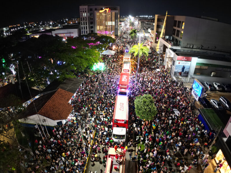 A magia do Natal chega à Mato Grosso com a Caravana da Solar Coca-Cola