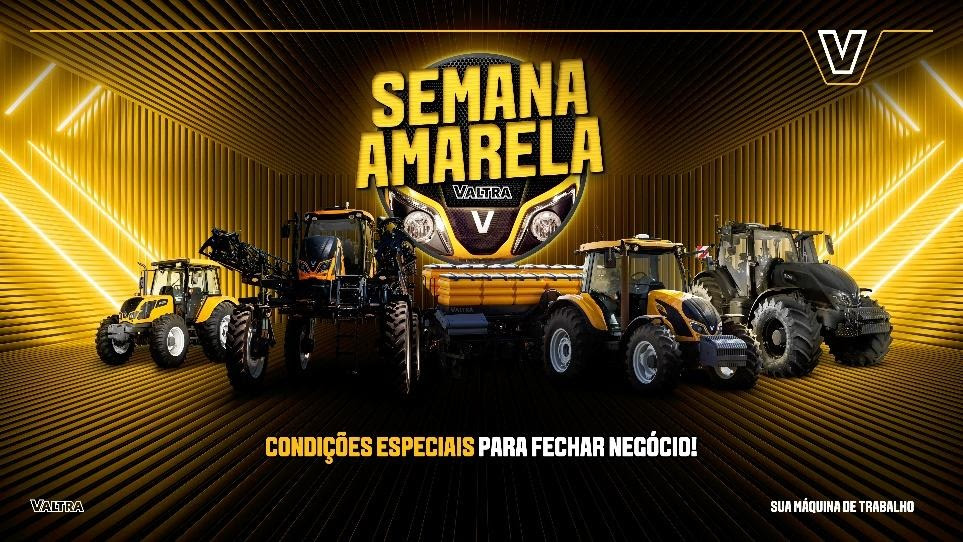 Semana Amarela da Valtra oferece condições especiais para aquisição de tratores